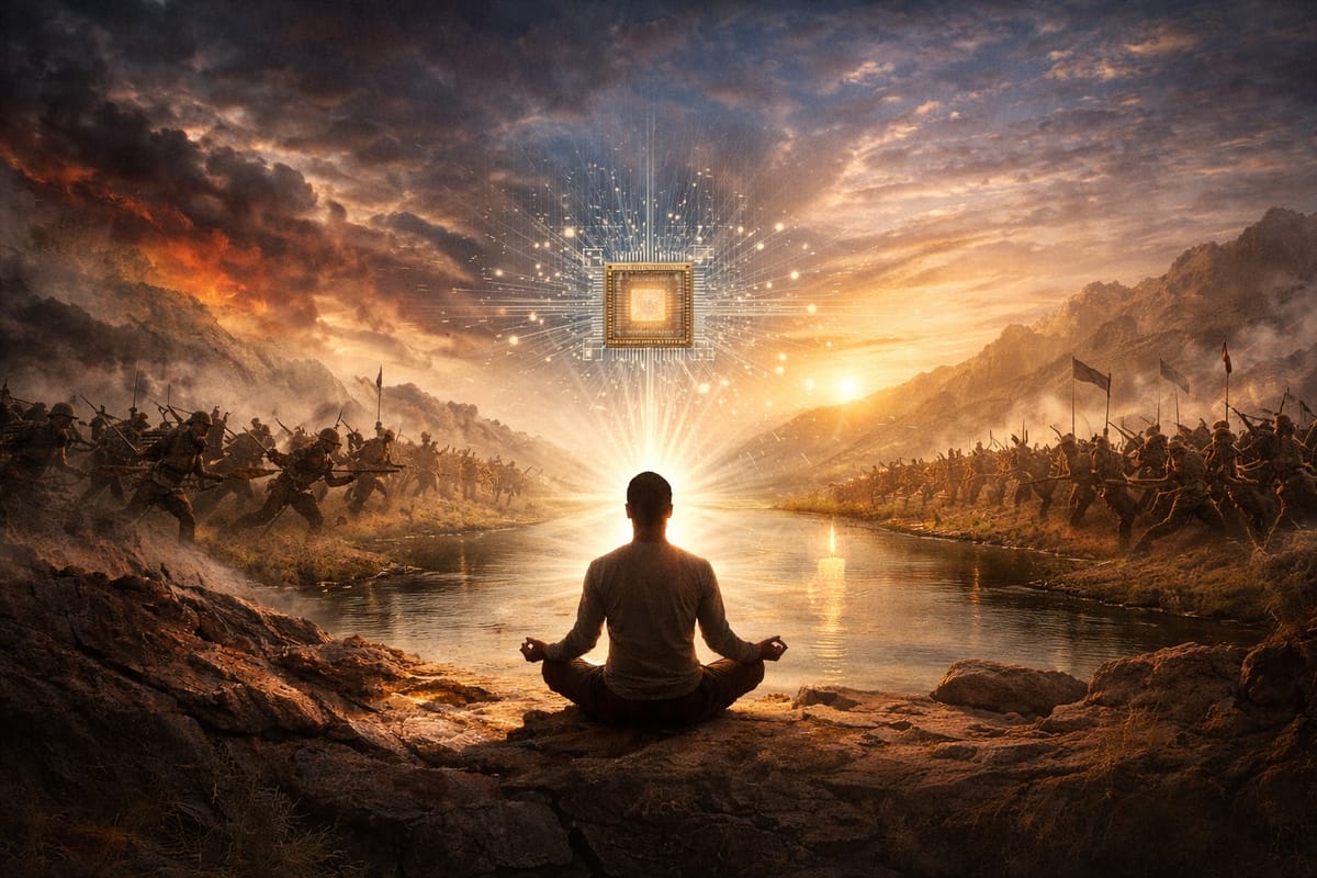 LA PACE È UN ATTO DI VOLONTÀ. Non c'è rivoluzione senza evoluzione interiore