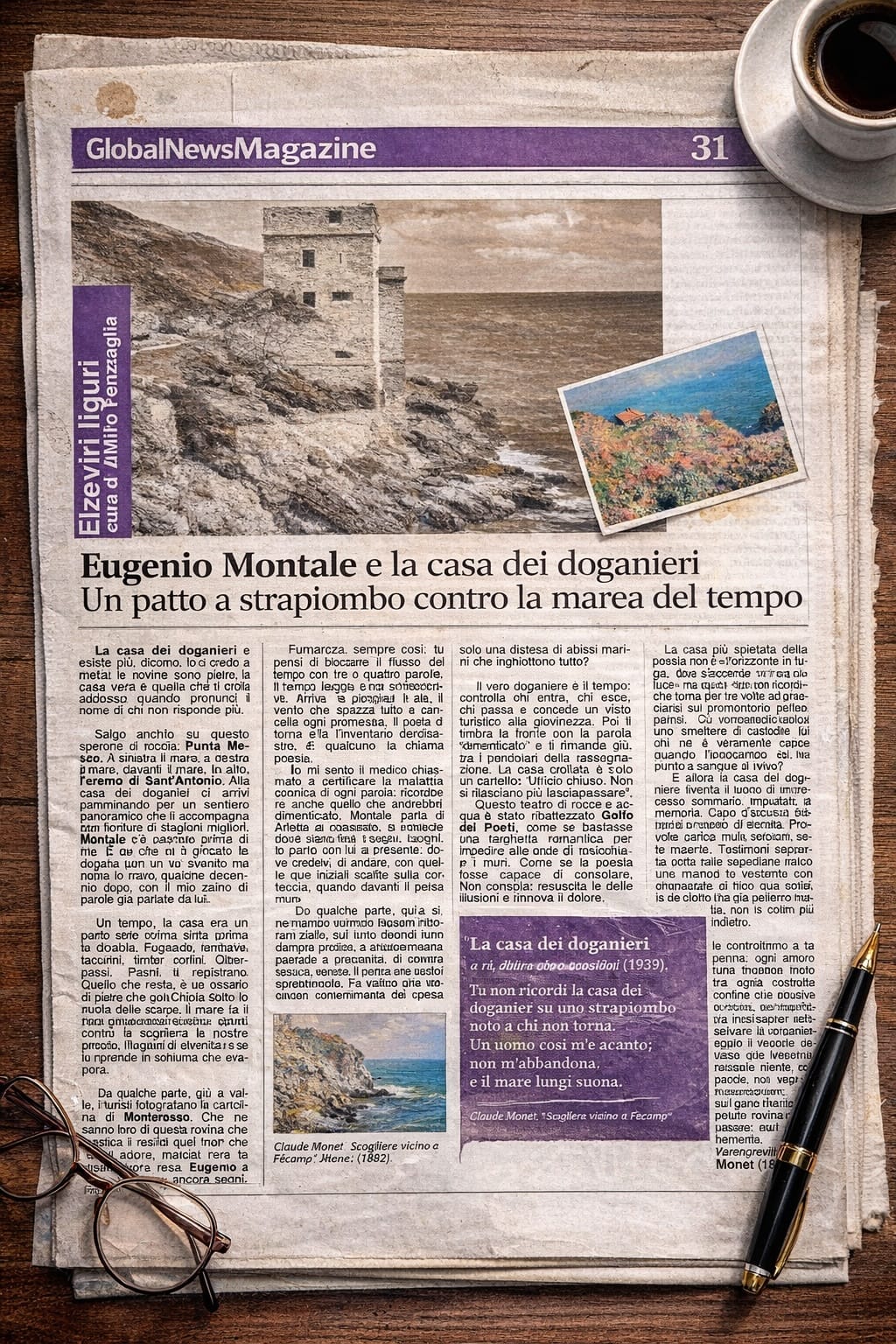 EUGENIO MONTALE. La casa dei doganieri - Elzeviri Liguri