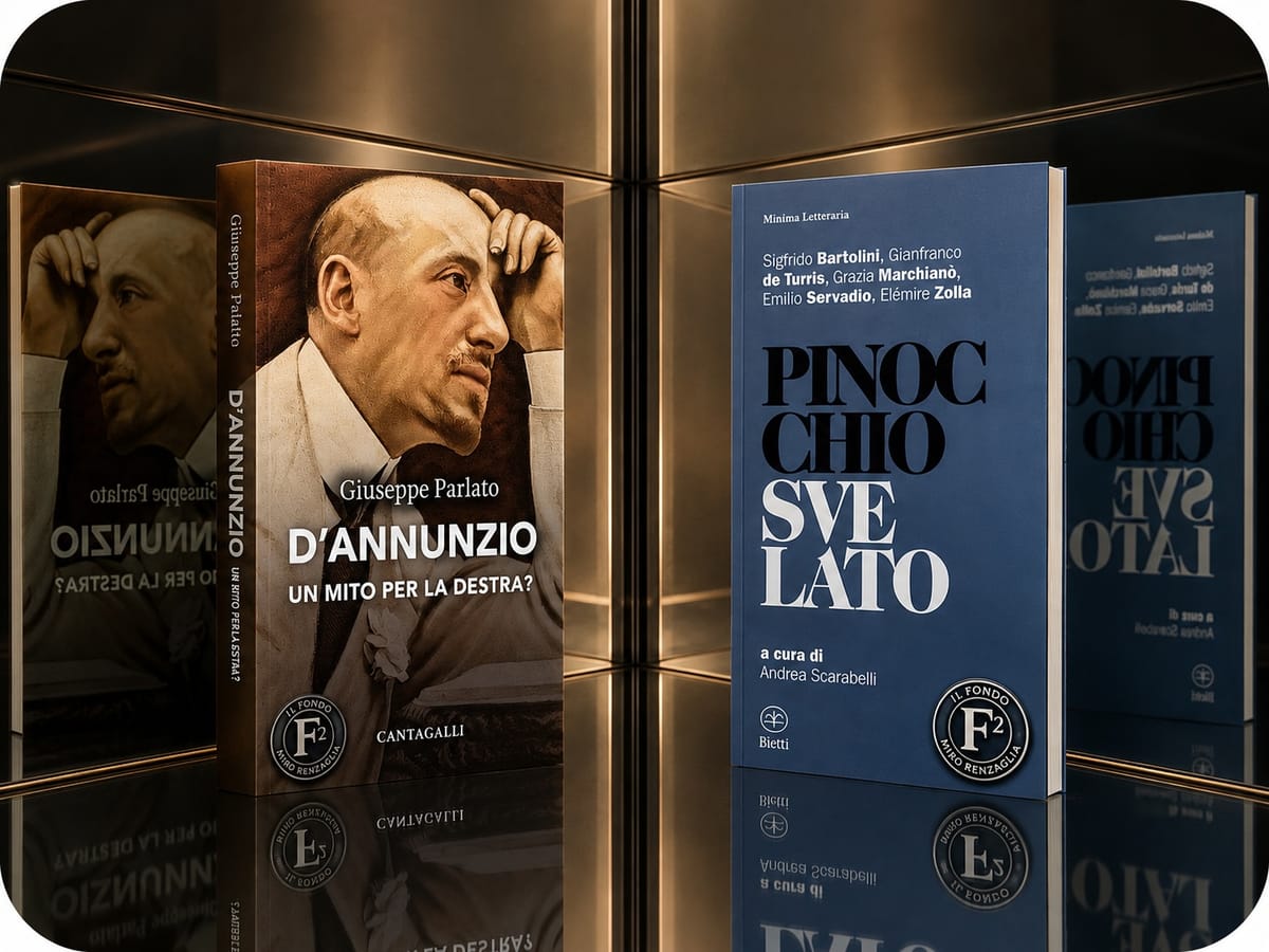 TRA D'ANNUNZIO E PINOCCHIO. DUE MITI ALLO SPECCHIO -  nei libri di Giuseppe Parlato e di Andrea Scarabelli