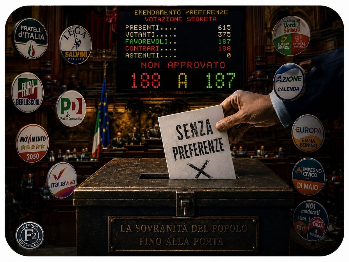 PASSA LO STABILICUM MA SENZA PREFERENZE - La "palude" è maggioranza