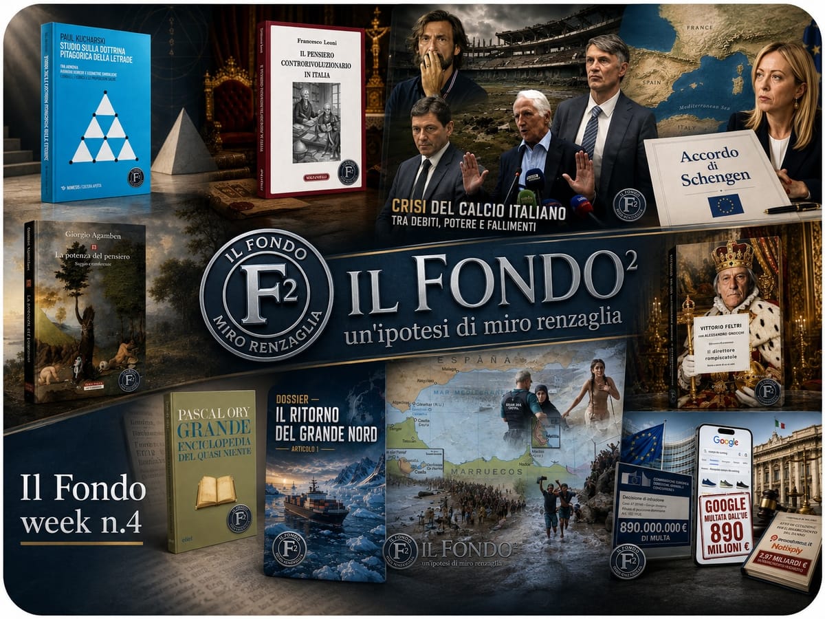 IL FONDO WEEK N.4 - 26 luglio / 1 agosto 2026