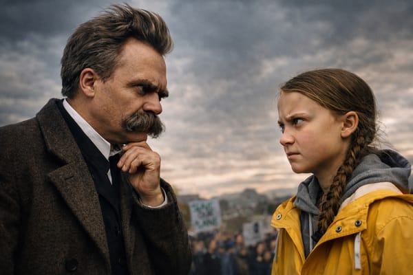 AMBIENTE. NIETZSCHE E IL GRETA-STYLE - quando la terra diventa altare e il clima un dispositivo di potere che crea gregge