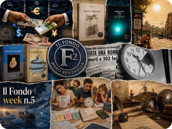 IL FONDO WEEK n. 5- 2/8 agosto 2026